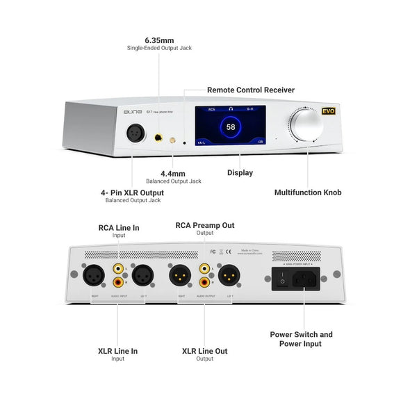 Aune Audio S17 Pro EVO Headphone Amplifier NEW ARRIVAL