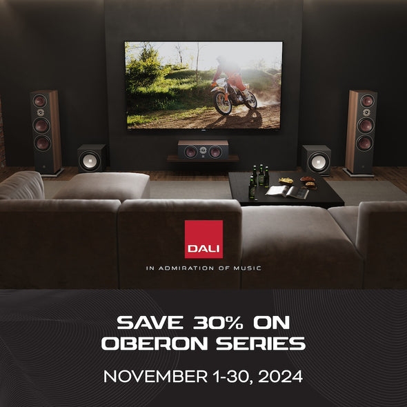 Dali Oberon Promotion SAVE 30% ALL OBERON SPEAKERS ON SALE