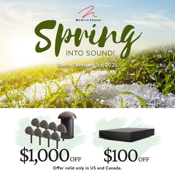 Martin Logan Spring Promotions ON SALE