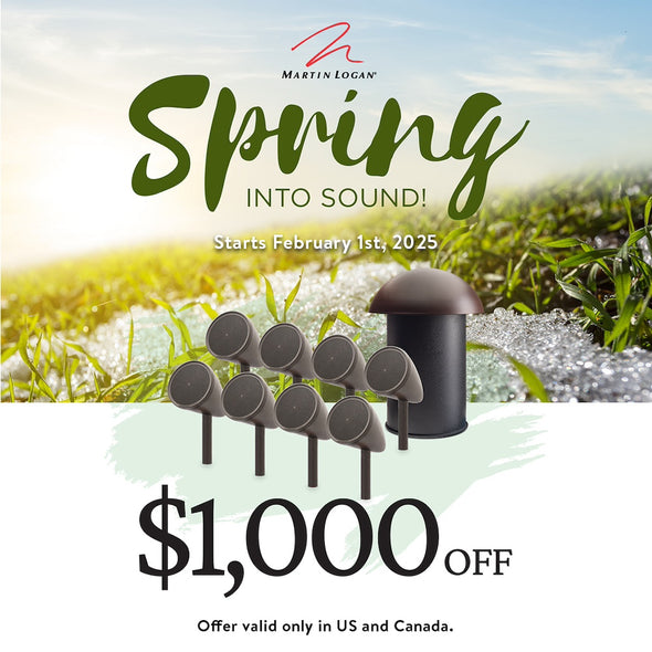 Martin Logan Spring Promotions ON SALE